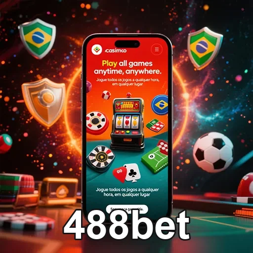 Imagem da interface do app 488bet, disponível no site 488bet, destacando opções de apostas e esportes.