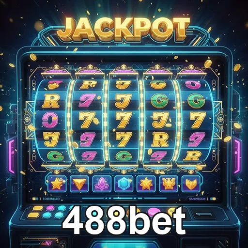 Imagem de caça-níqueis no site 488bet, referência aos jogos de slots online disponíveis na plataforma.