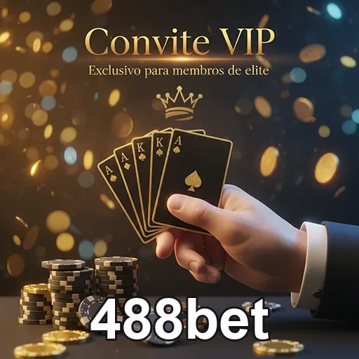 Tela de smartphone acessando serviços VIP na 488bet mobile